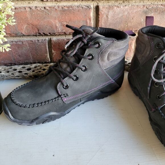 Kuru Quest Suede Leather OrthoticāLace-up Hiking Boots - Picture 5 of 15
